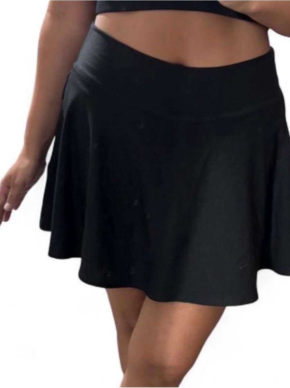 Black Athletic Skort- Women's Activewear
